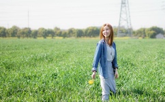 茜ハ摘マレ染メラレル